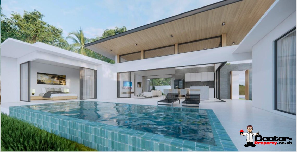 New Modern 3 Bedroom Pool Villa in Bang Por, Koh Samui – For Sale